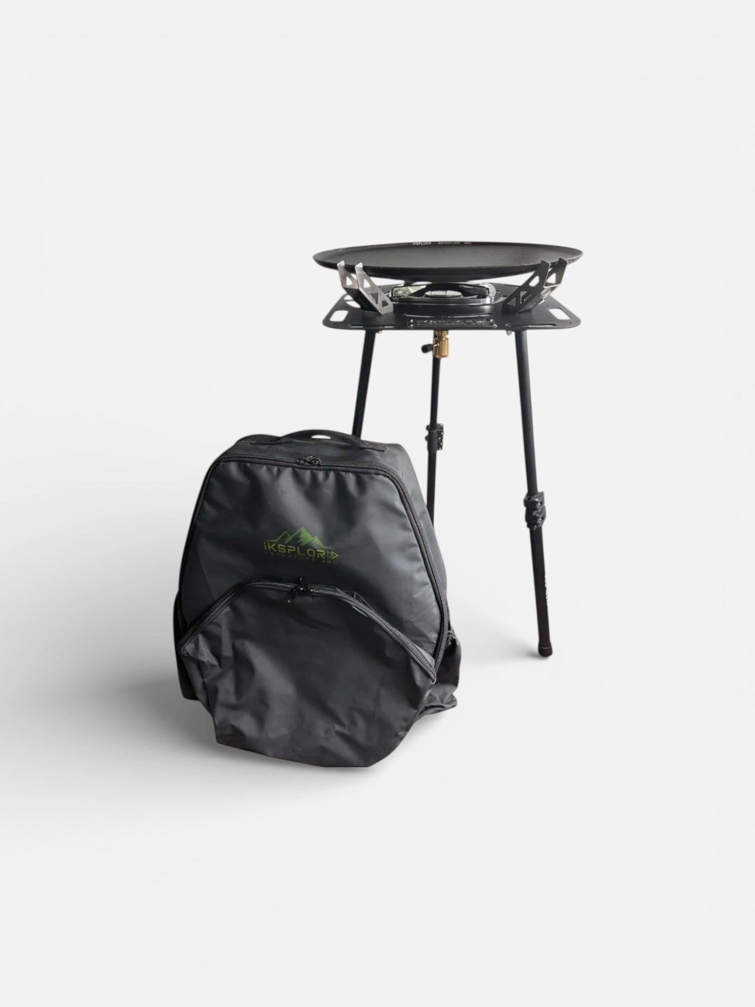 A Portable BBQ that packs down into a backpack
